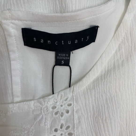 Sanctuary Alicia Boheme Eyelet Cotton Shift Dress - Picture 4 of 6